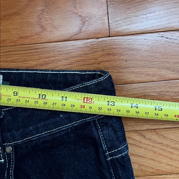 Scuffers Hollywood Blue Graphic Denim Wide-Leg Pants Size 32 for Women or Men - Picture 14 of 16